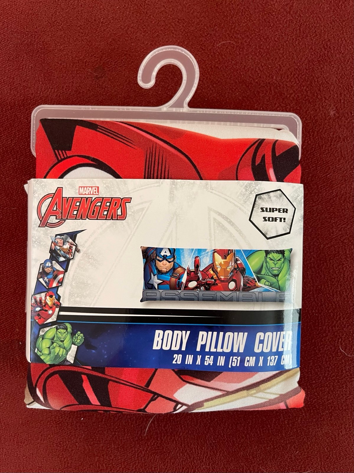 Marvel body pillow clearance case
