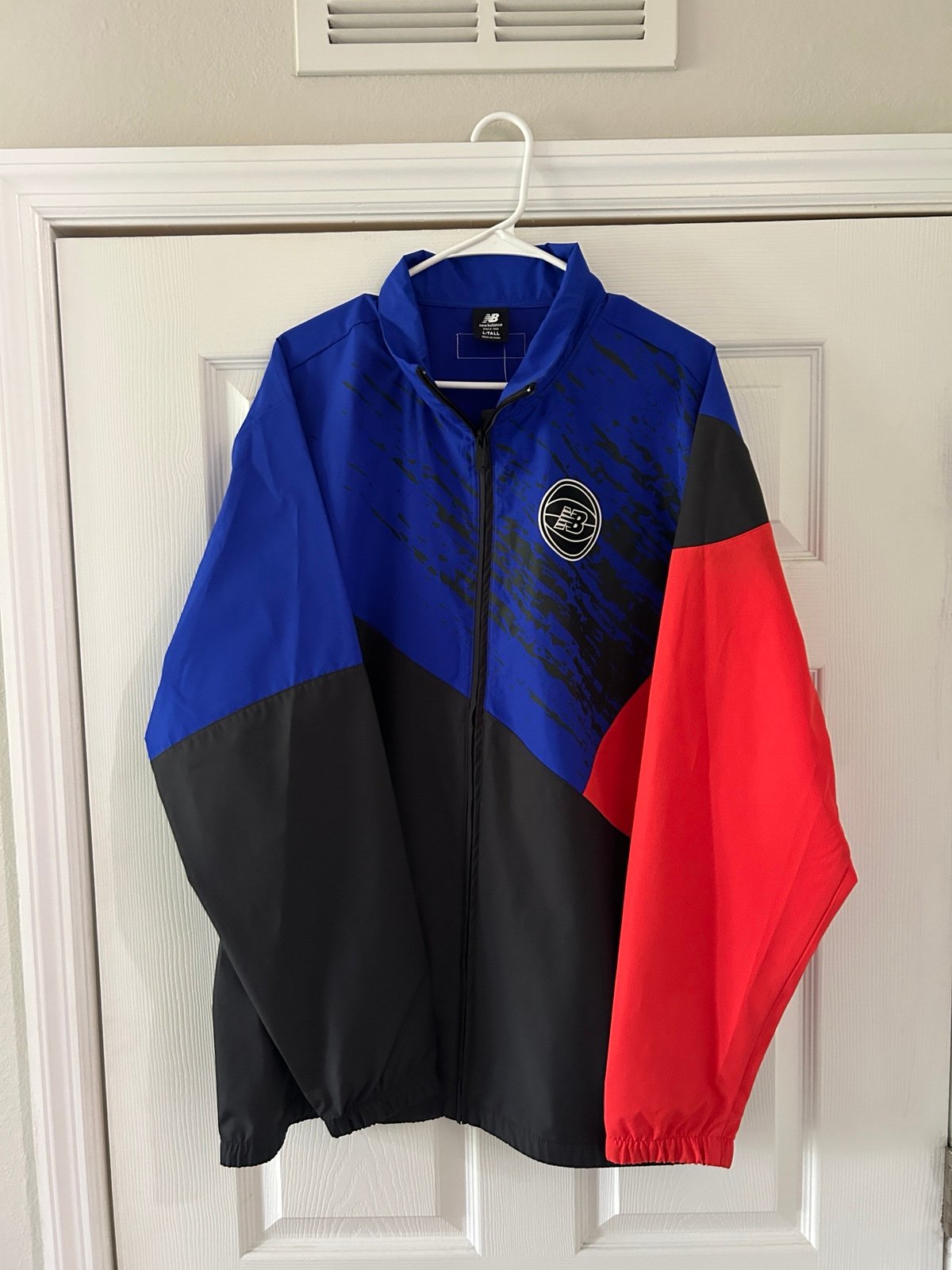 New Balance Hoops Merged Eras Wind Jacket 'Phantom'