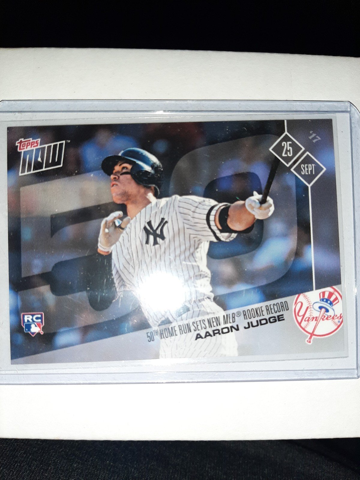 2017 Topps NOW Aaron Judge 50 home run #654