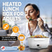 FORABEST Electric Lunch Box for Adults, Fast 80W Heated Lunch Box for Adult 12/2