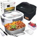 FORABEST Electric Lunch Box for Adults, Fast 80W Heated Lunch Box for Adult 12/2