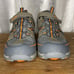 Merrell Men’s 7 Gray Taupe Orange No Tie Velcro Hiking Trail Shoes