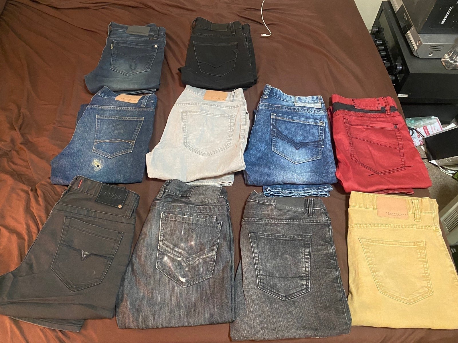 Lot of 10 men jeans size 32/32 & 32/30
