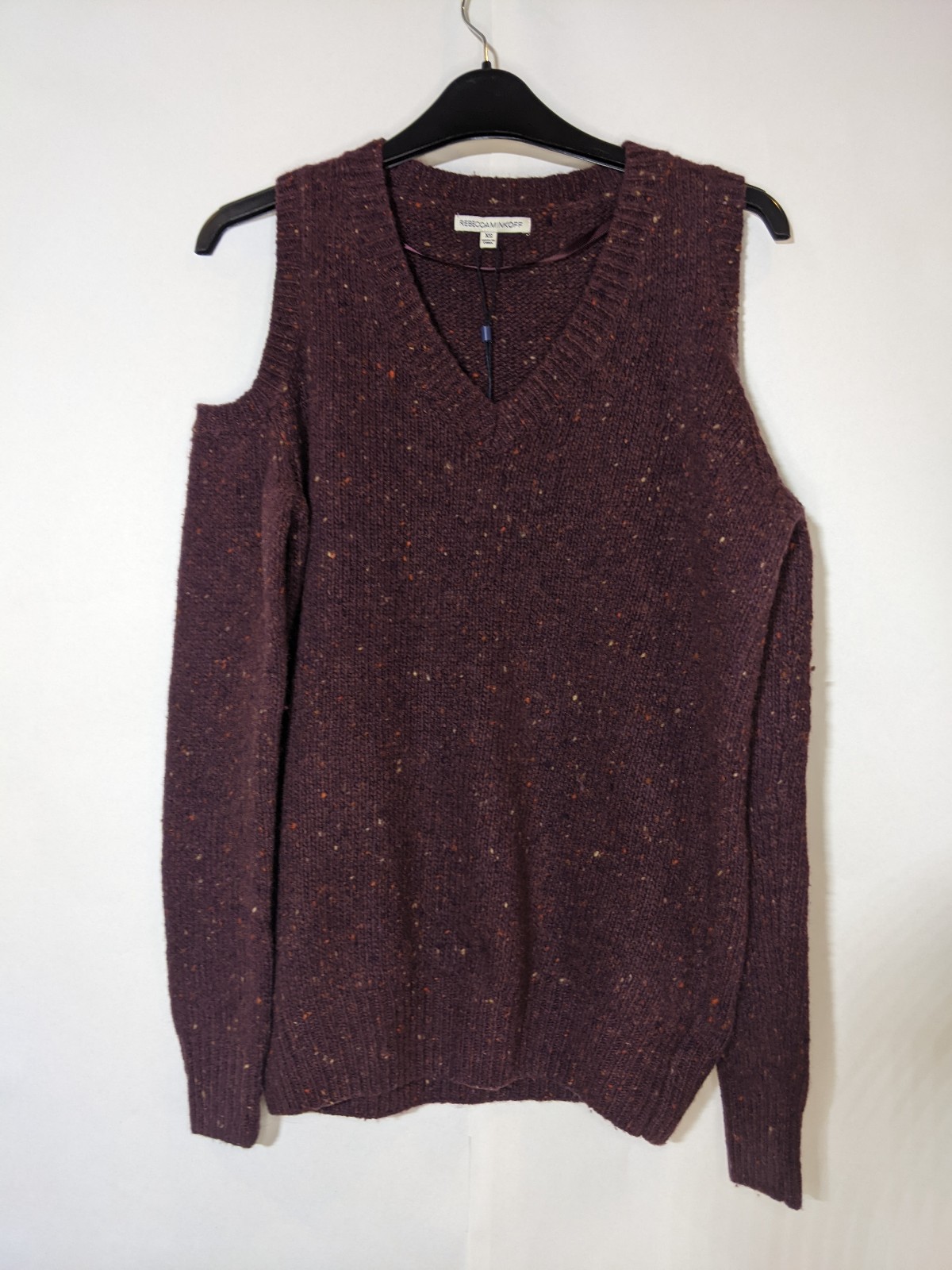 NEW Rebecca Minkoff cold shoulder sweater