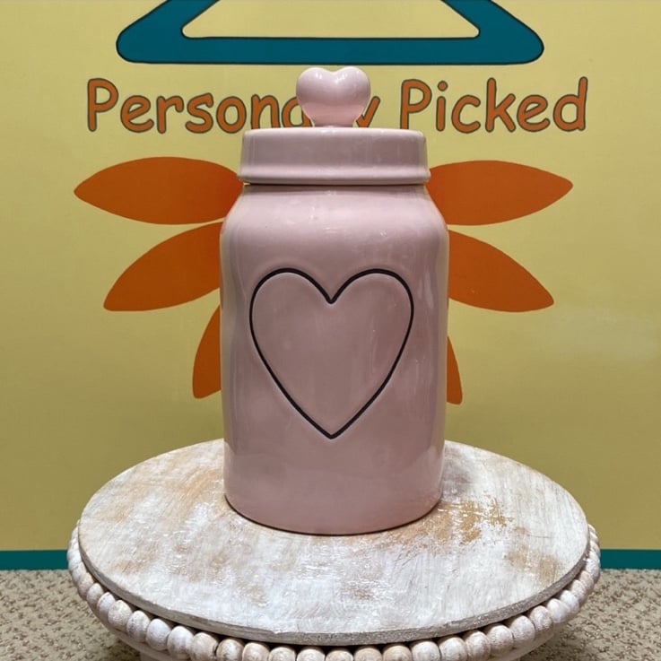Rae Dunn Heart Canister
