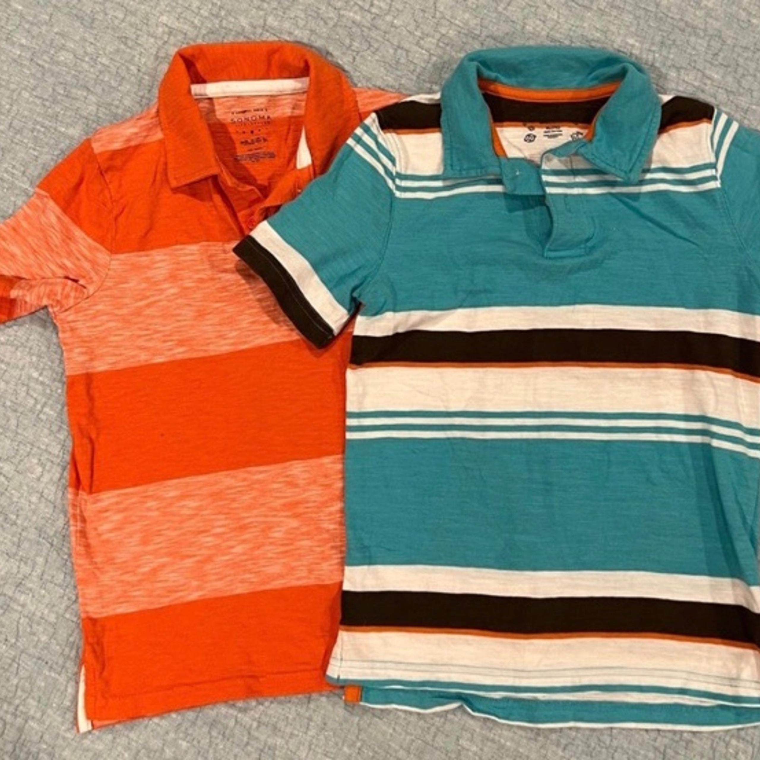 Boys Size 7 Sonoma Short Sleeve Polo Shirt Bundle