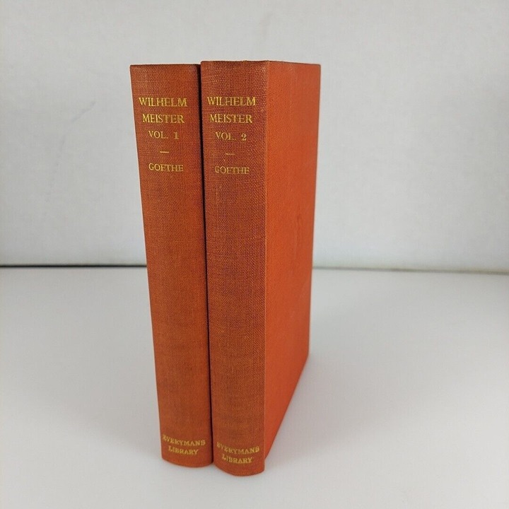 Wilhelm Meister In 2 Volumes Vol 1 & 2 Johann Wolfgang von Goethe 1937 HC