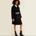 MNG MANGO Wool Blend Pea Coat High Neck Buttoned XS/S