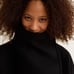 MNG MANGO Wool Blend Pea Coat High Neck Buttoned XS/S