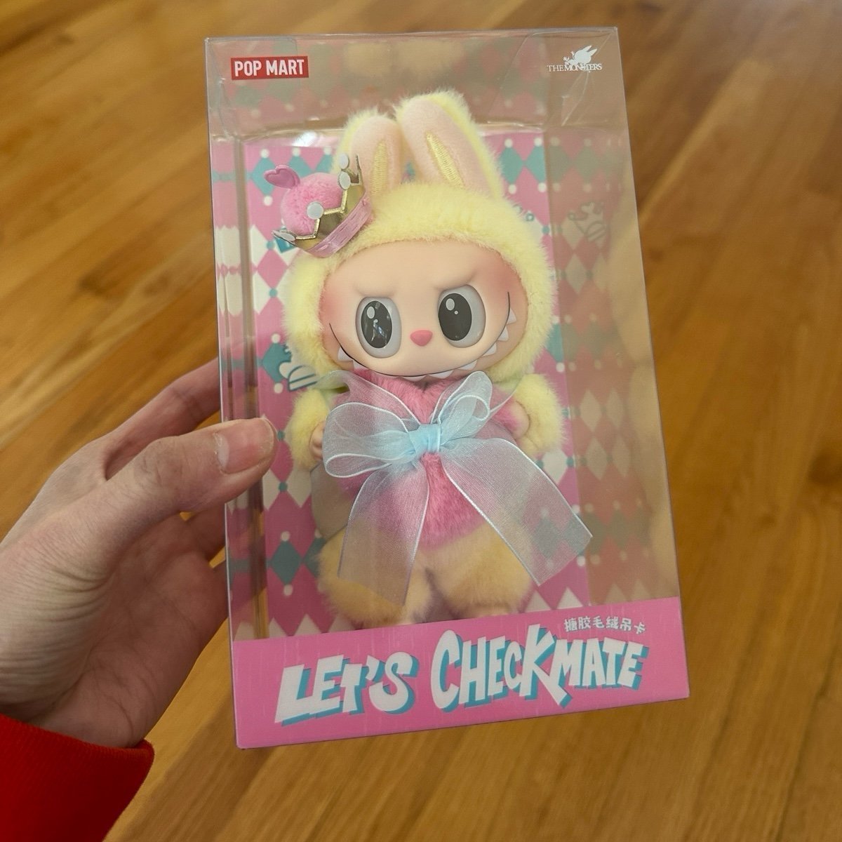 Pop mart THE MONSTERS Labubu Let's Checkmate Vinyl Plush
