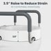 PELEGON Raised Toilet Seat With Handles (300lb) Toilet Seat Risers for Seniors