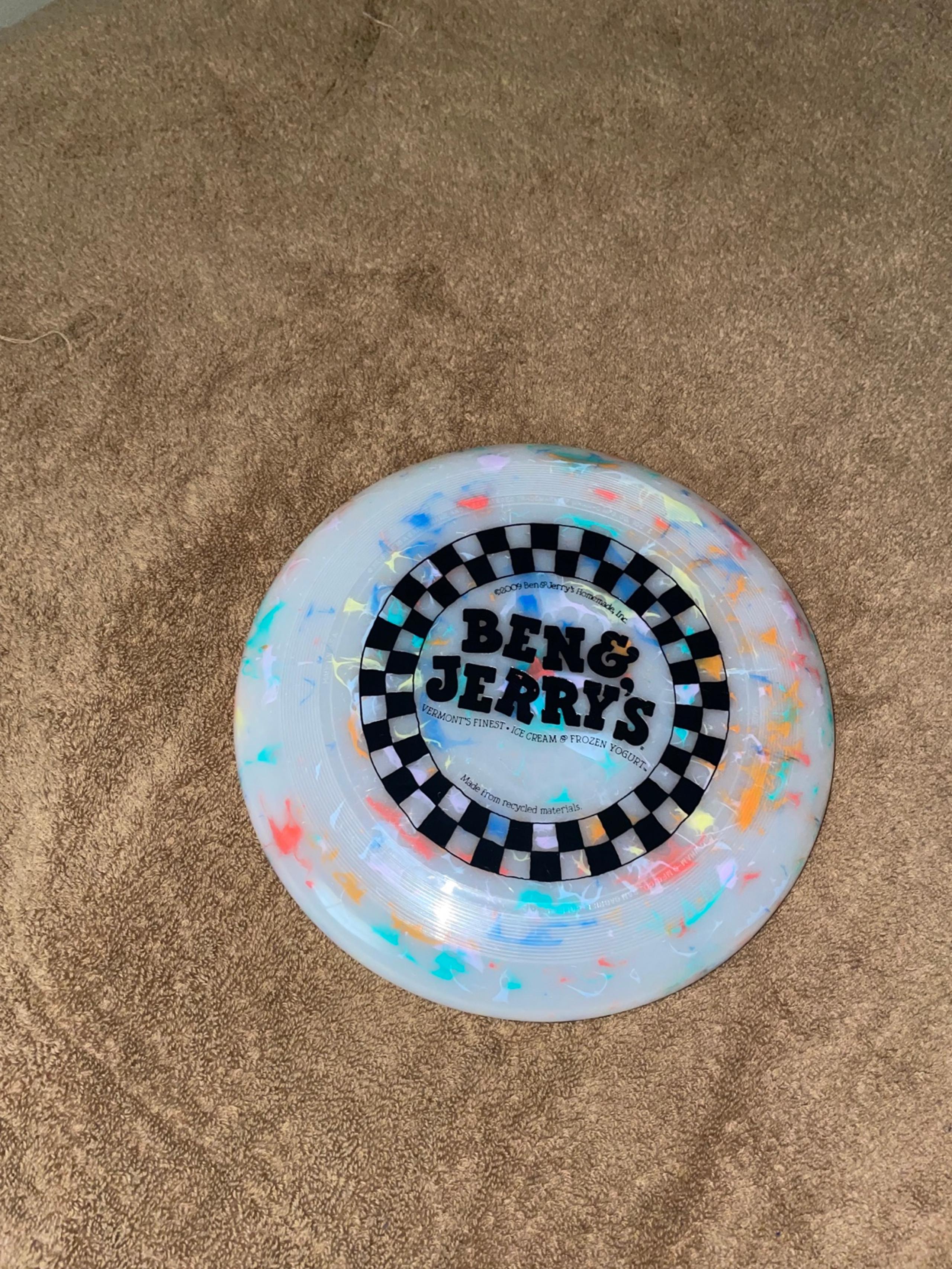 Ben & Jerry’s Tie Die Frisbee