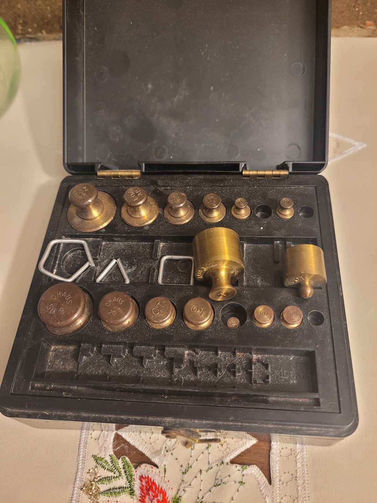 Ohaus pharmacy weight set