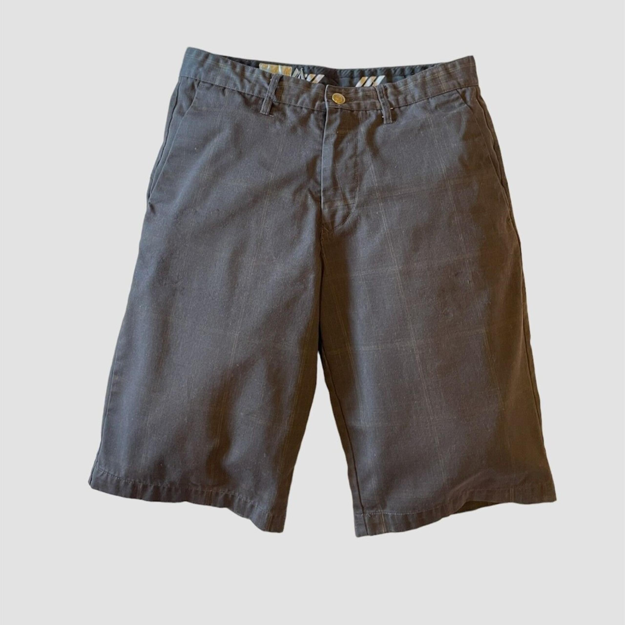 Volcom Men's 30 Stone Corpo Class Men's Shorts - Brown Plaid, 11" Inseam