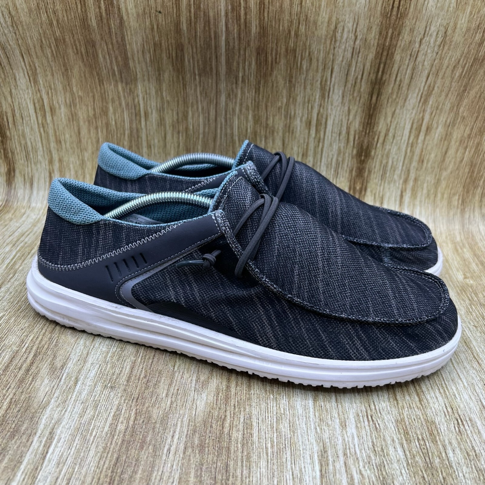 Hey Dude Shoes Wally Frontier Men's Size 13 Lava Stone Slip On Shoes Casual Boat