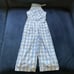 NWT J Crew High-neck jumpsuit in gingham cotton poplin