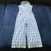NWT J Crew High-neck jumpsuit in gingham cotton poplin