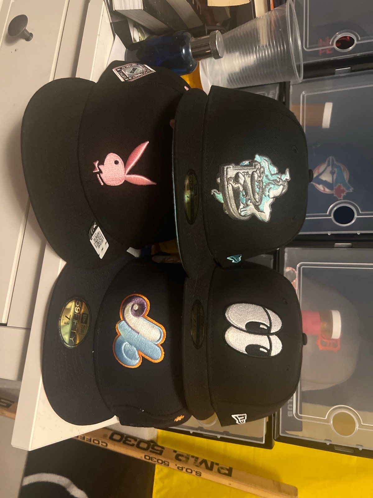 4 Assorted Hats for lemonade