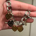 Two Tone Heart Charm Bracelet