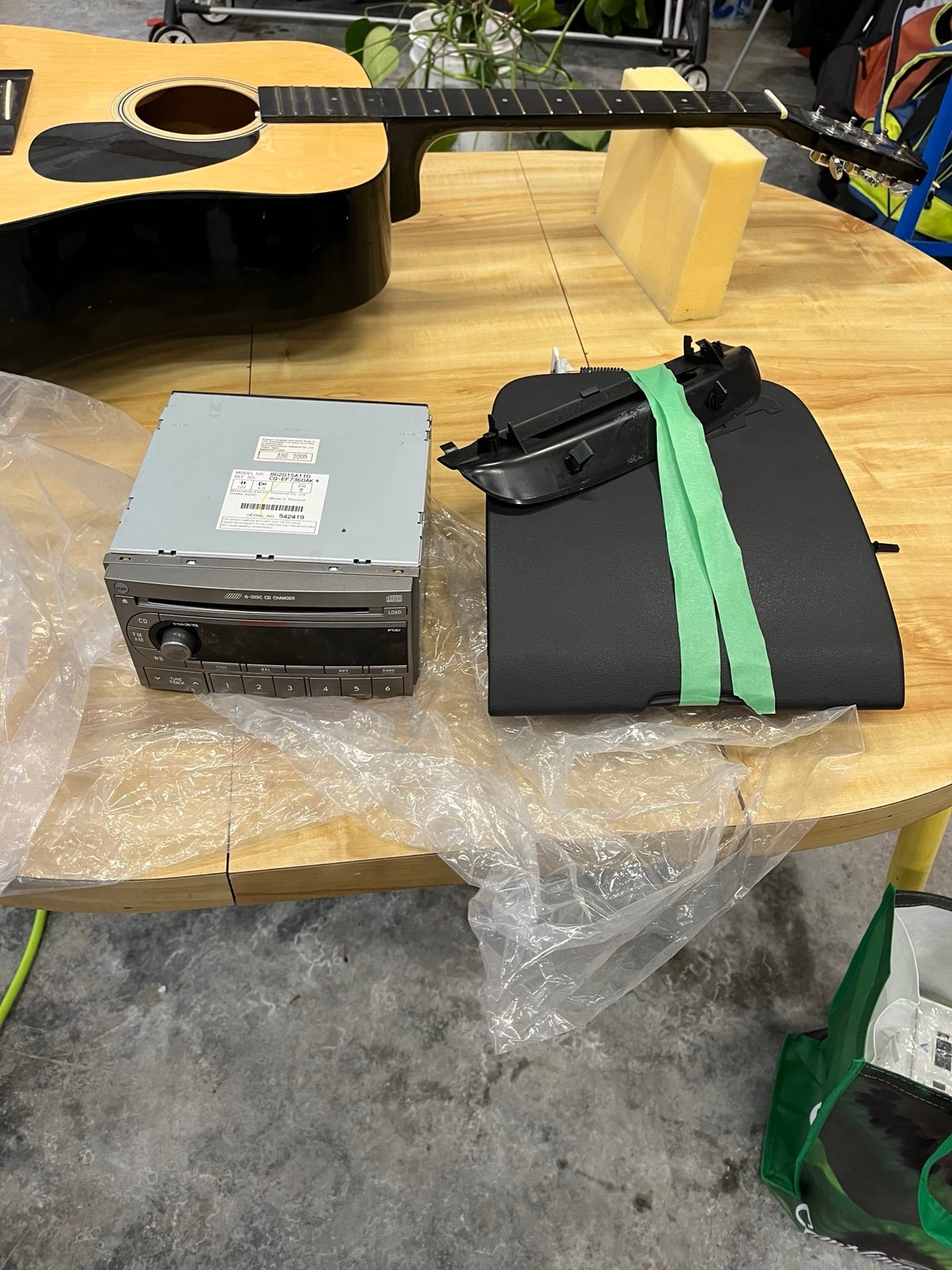 Subaru forester OEM cubby and headunit