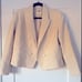 L'AGENCE NWOT Brooke Open-Front Blazer Jacket Size 12 Ecru Cream Ivory