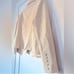 L'AGENCE NWOT Brooke Open-Front Blazer Jacket Size 12 Ecru Cream Ivory