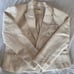 L'AGENCE NWOT Brooke Open-Front Blazer Jacket Size 12 Ecru Cream Ivory