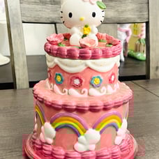 Hello Kitty Blue Sky Cake