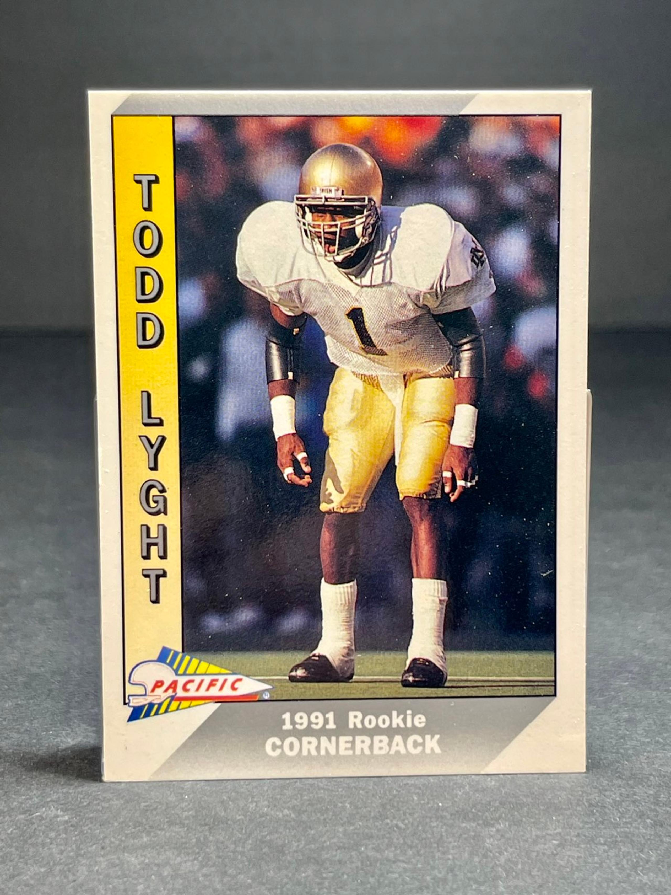 1991 Pacific Todd Lyght #550 Rookie RC