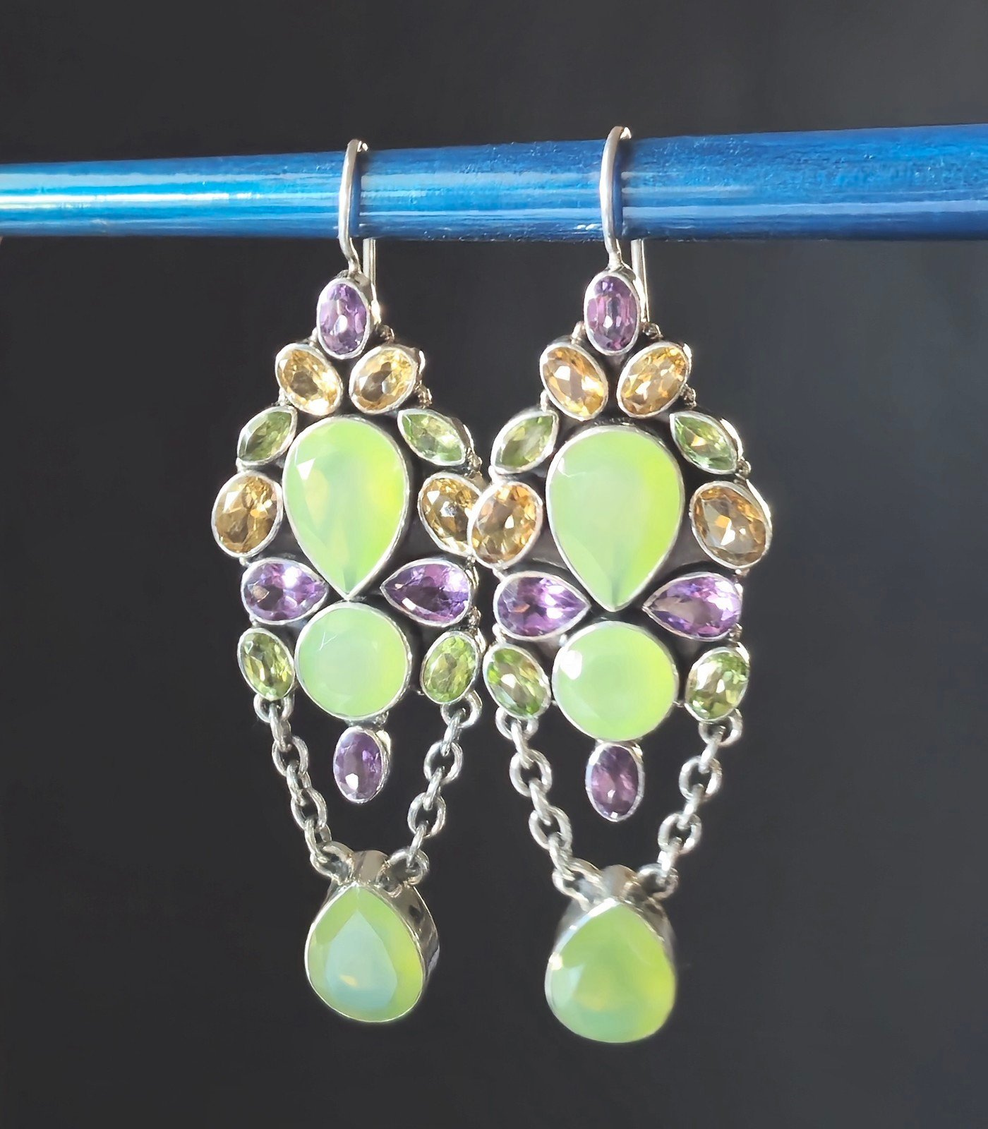 NICKY BUTLER LIMITED EDITION RAJ COLLECTION 925 Sterling Silver NB Earrings 3