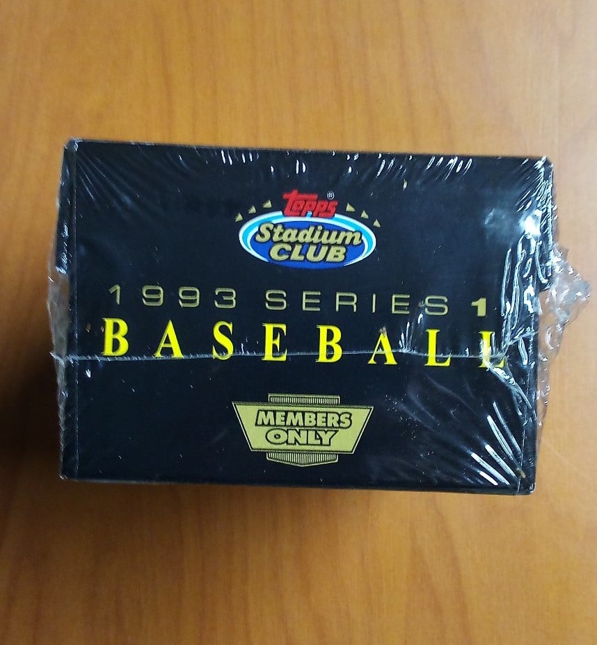 Baseball Card Set Topps Stadium Club 1993 Series 1 HTF Unopened Sealed