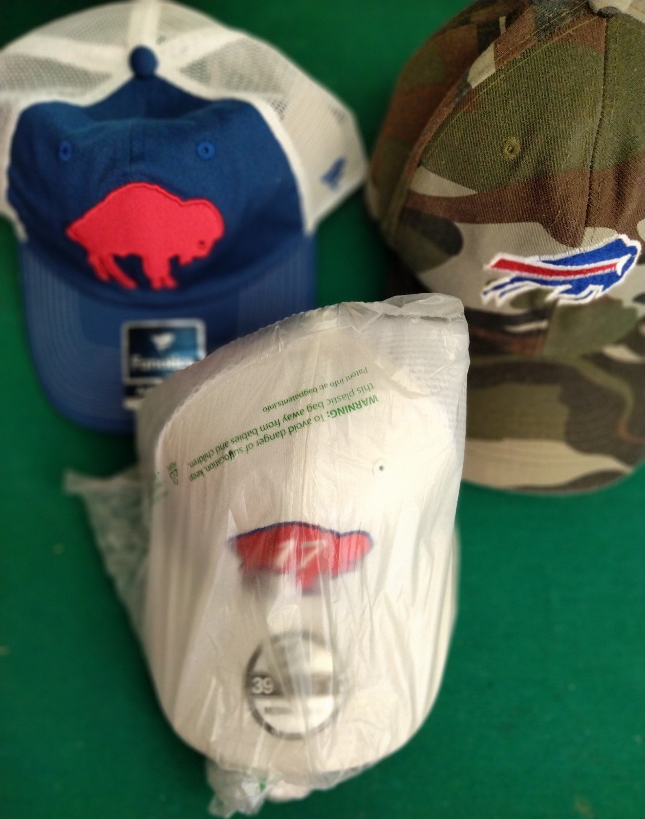 Buffalo Bills hat lot 3 pieces