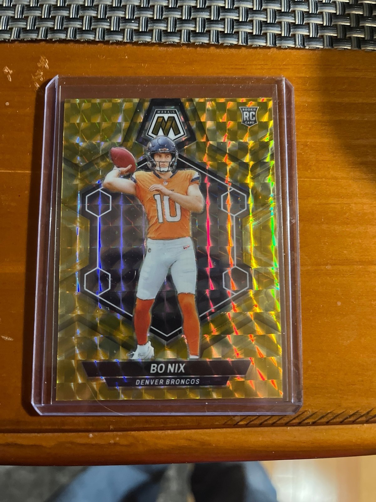 Mosaic Bo Nix Yellow Reactive