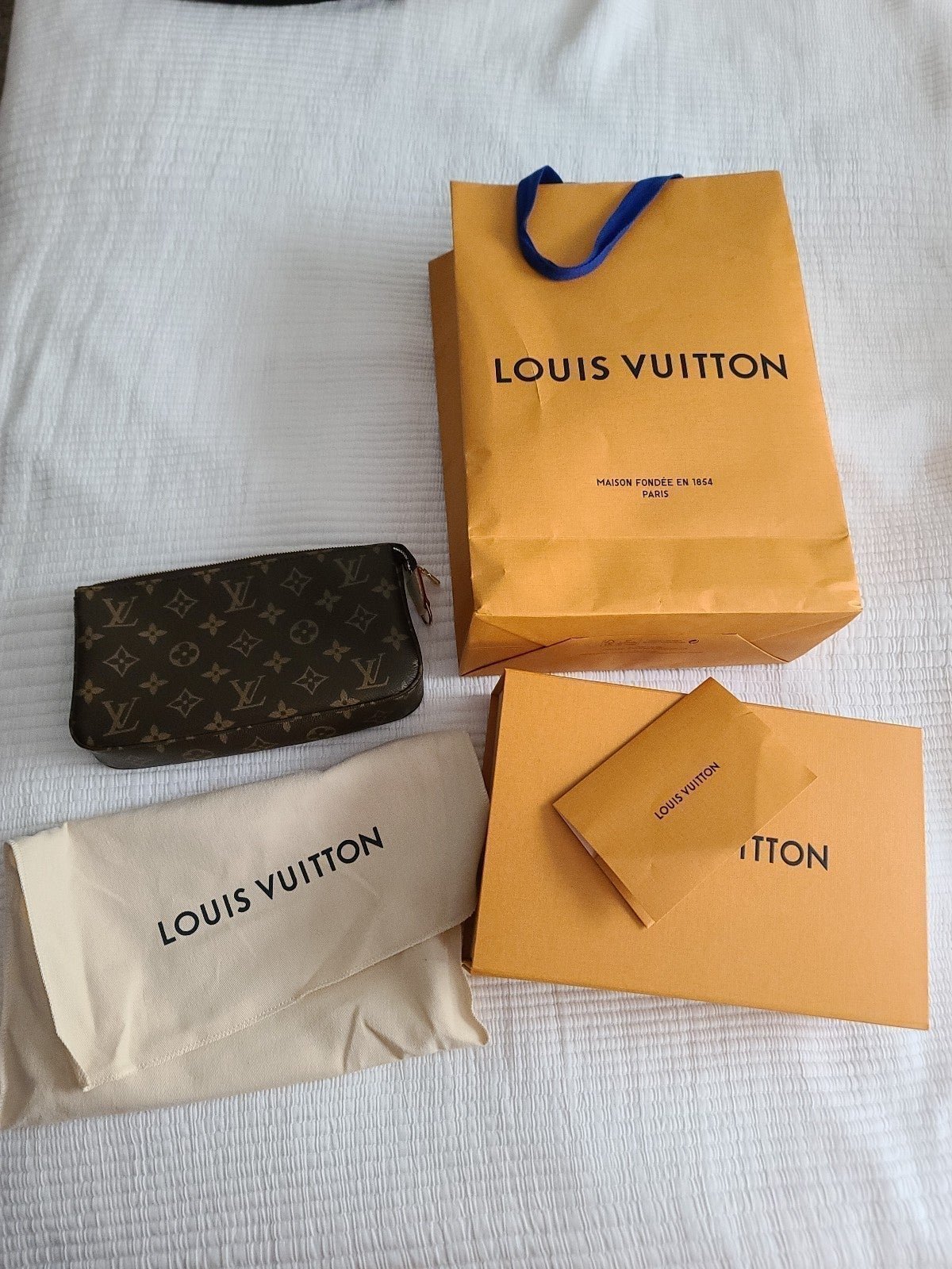 Authentic Louis Vuitton m40712 brand new pochette purse NWT LV hard to find