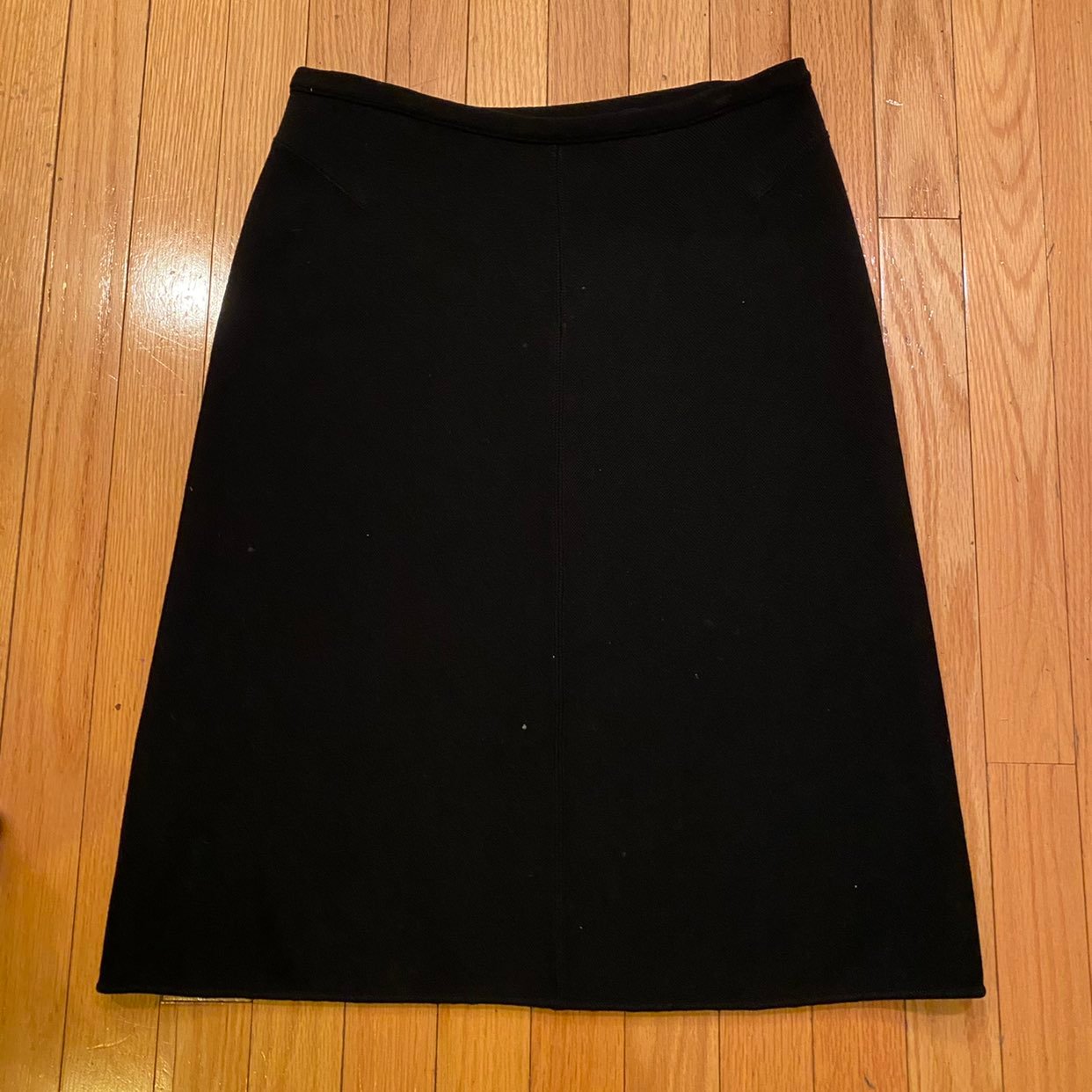 Avon celli black wool skirt