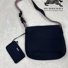 【Signs of use】BURBERRY Burberry messenger bag with pouch included