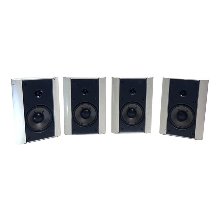 4 Jamo SAT 300 White Surround Speakers - Denmark - Tested