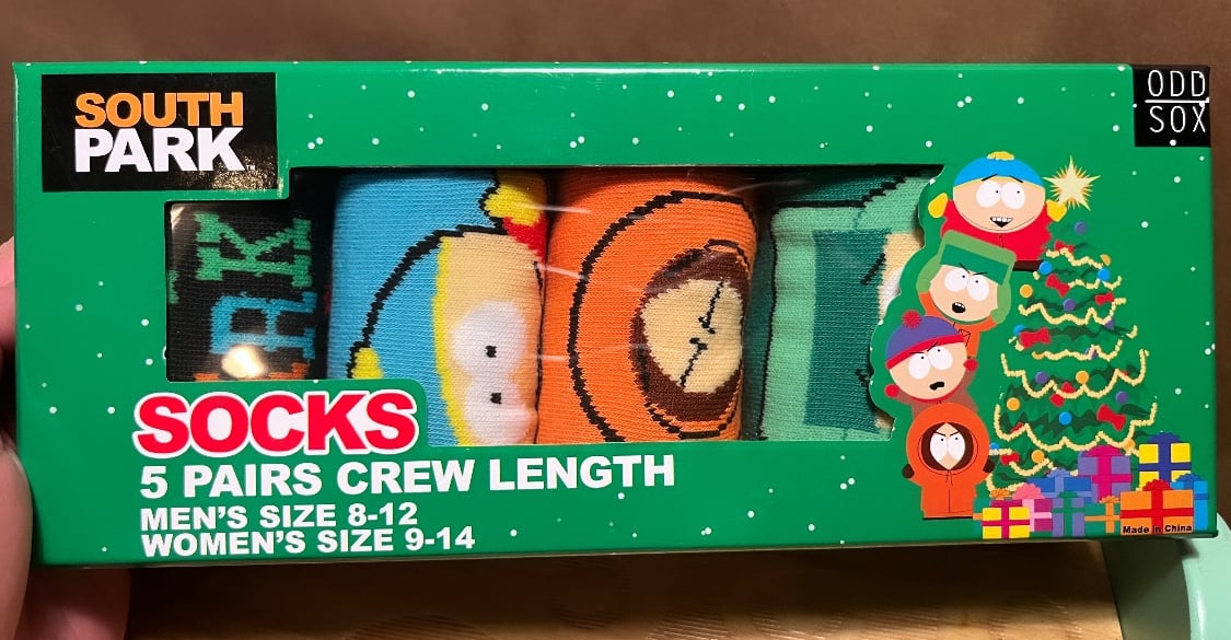 South Park OddSox Crew Length Socks