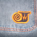Vintage JNCO Twin Cannons - Blue with Orange stitching - Waist 32 Inseam 30 -