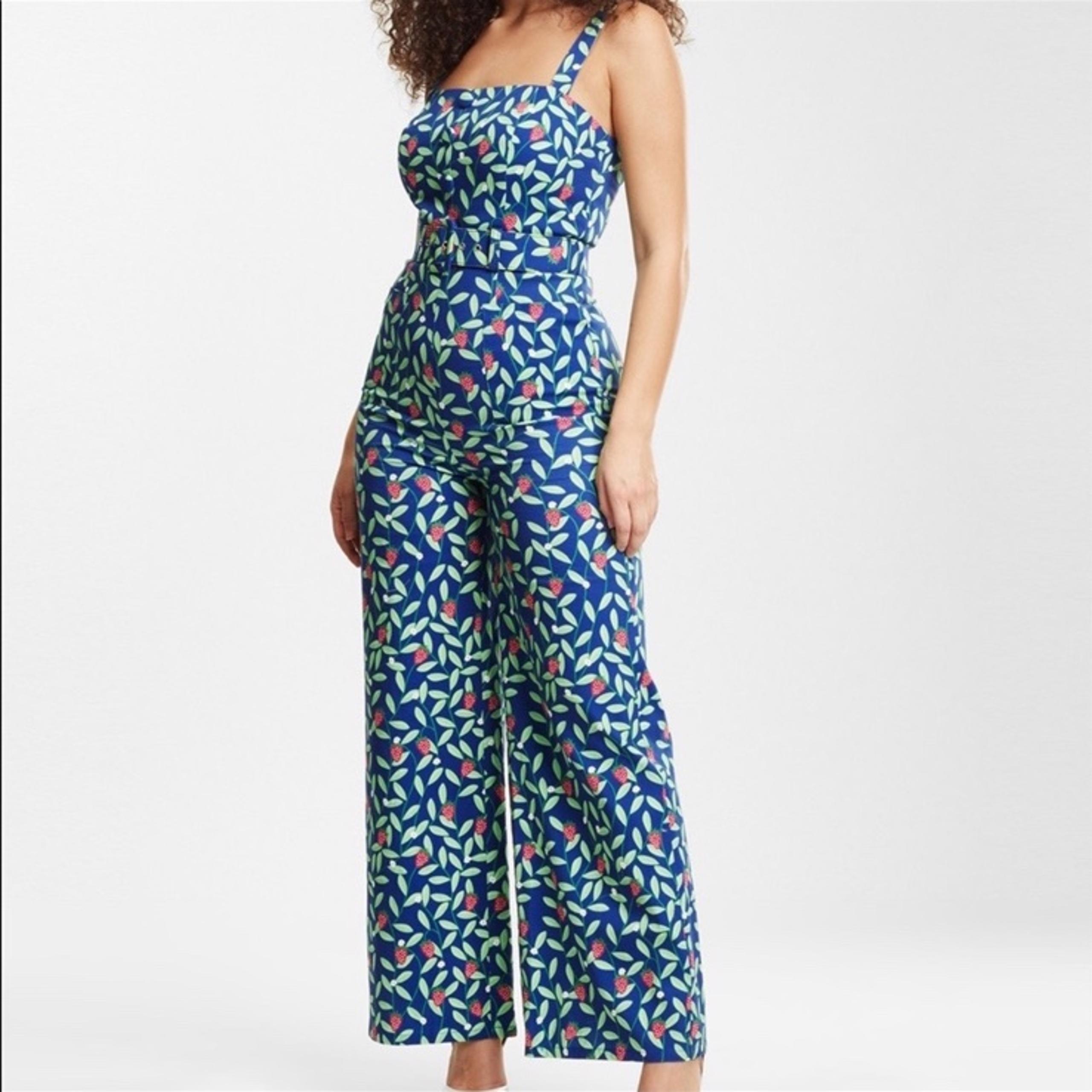 Collectif Strawberry Vine Jumpsuit