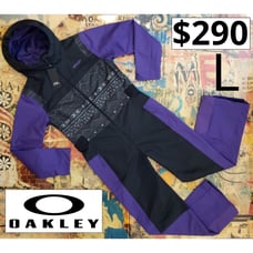 290 New Oakley 10K Waterproof 2L Full Snowboard Suit / Ski Suit! L