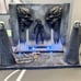 Custom alien diorama trone and custom alien figure