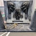 Custom alien diorama trone and custom alien figure