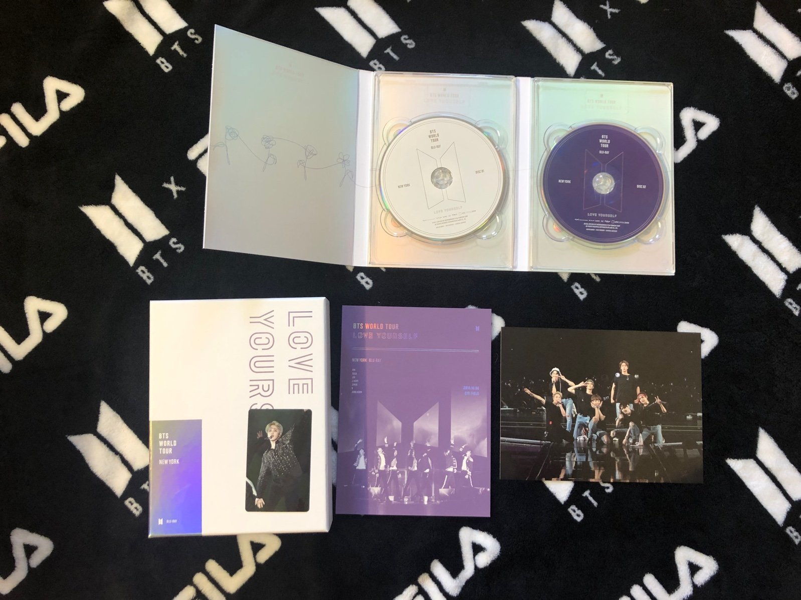 BTS World Tour Love Yourself New york Blu Ray DVD Full Set with Jimin