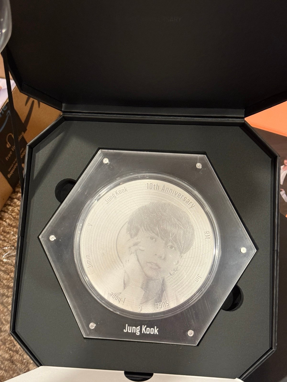 Jungkook BTS 10th Anniversary Coin
