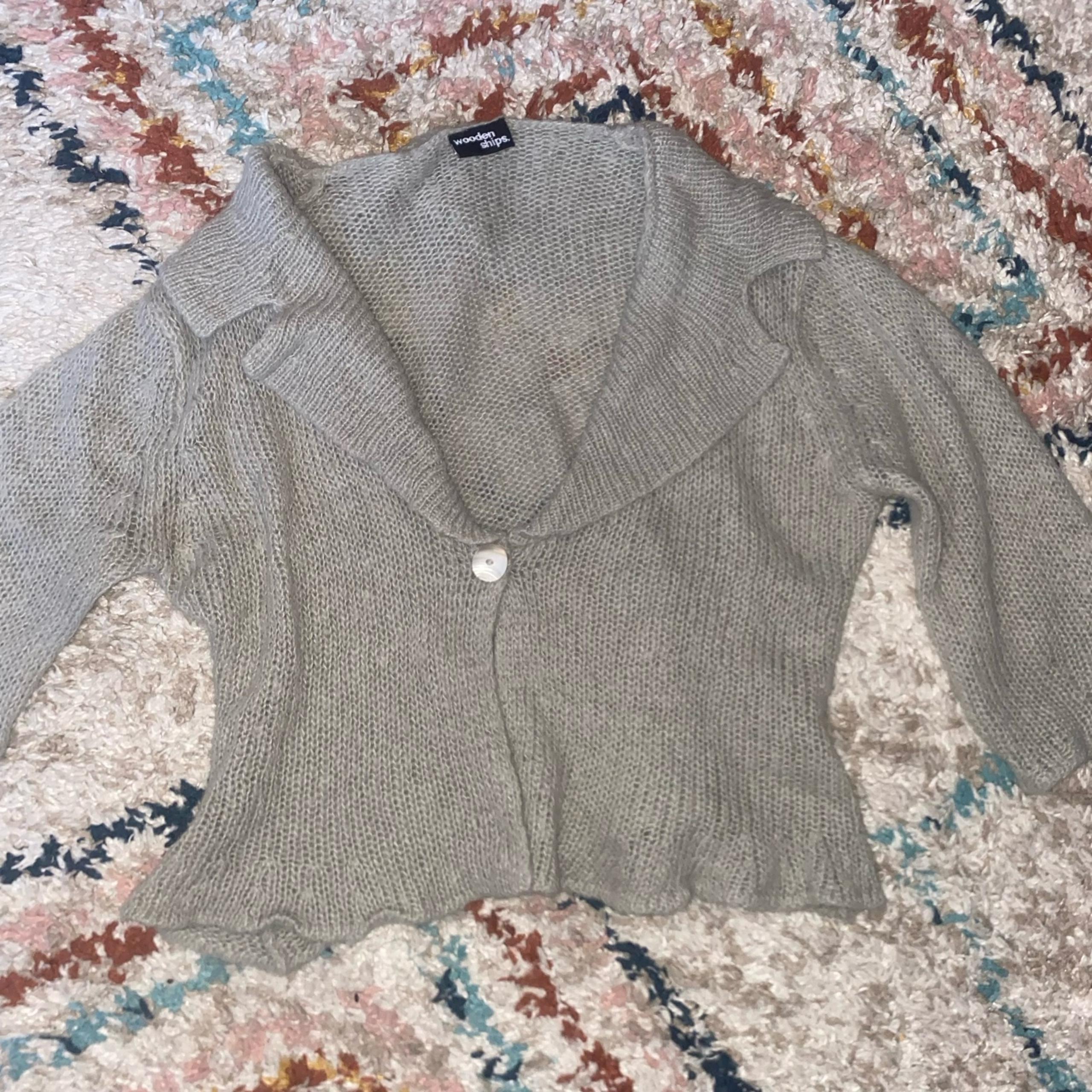 Wooden Ships Mohair Wool Knit Cardigan Sweater M/L