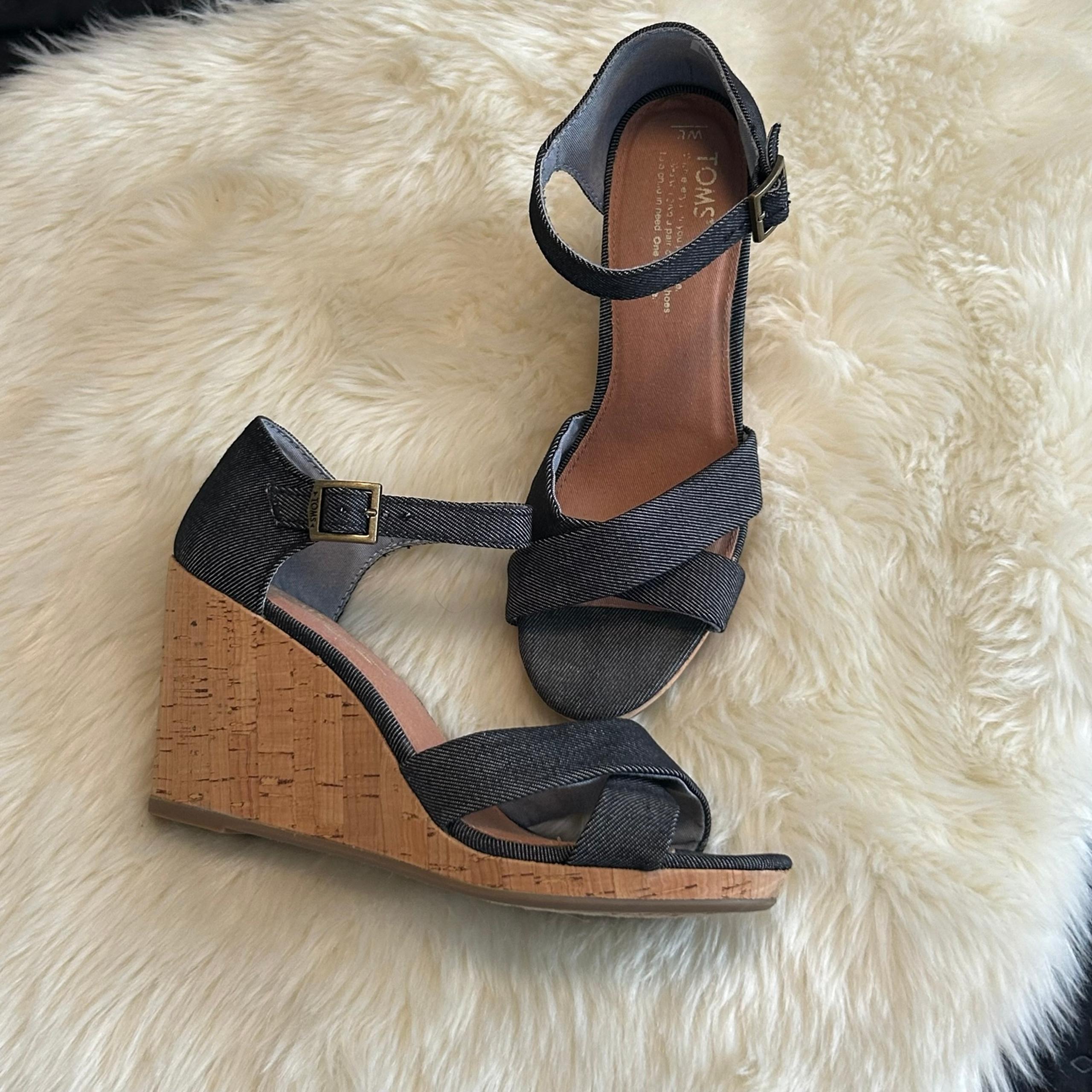 Toms Sienna Wedge Sandals