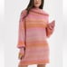 NWT Free People Candy Stripe Tunic Sweater - Small