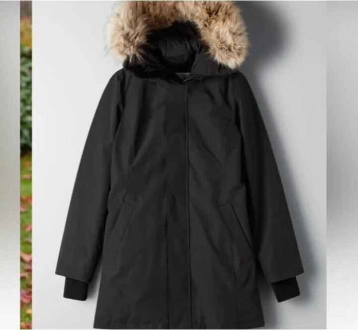 Aritzia goose down fur coat