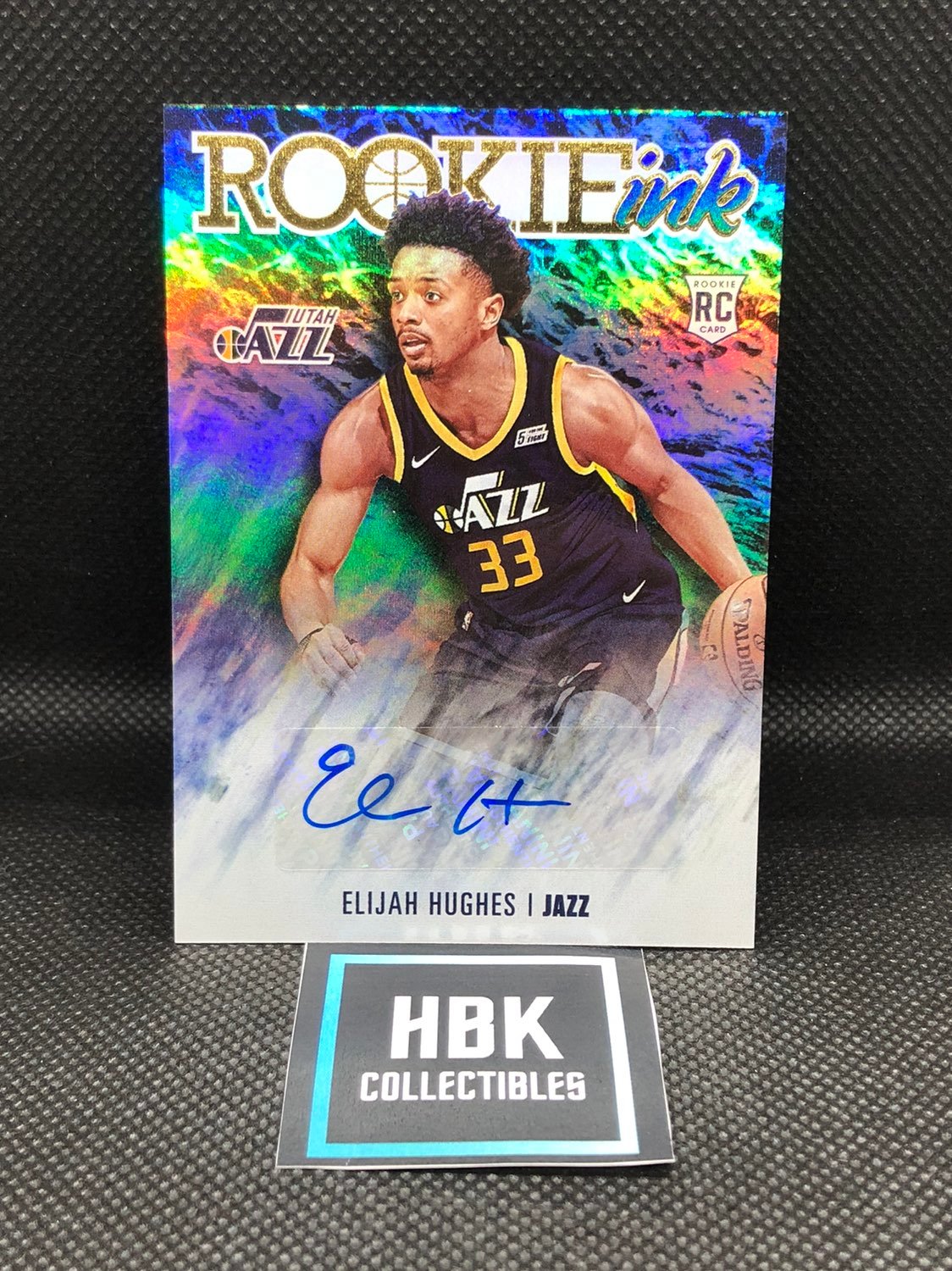 2020-21 NBA HOOPS ELIJAH HUGHES AUTO